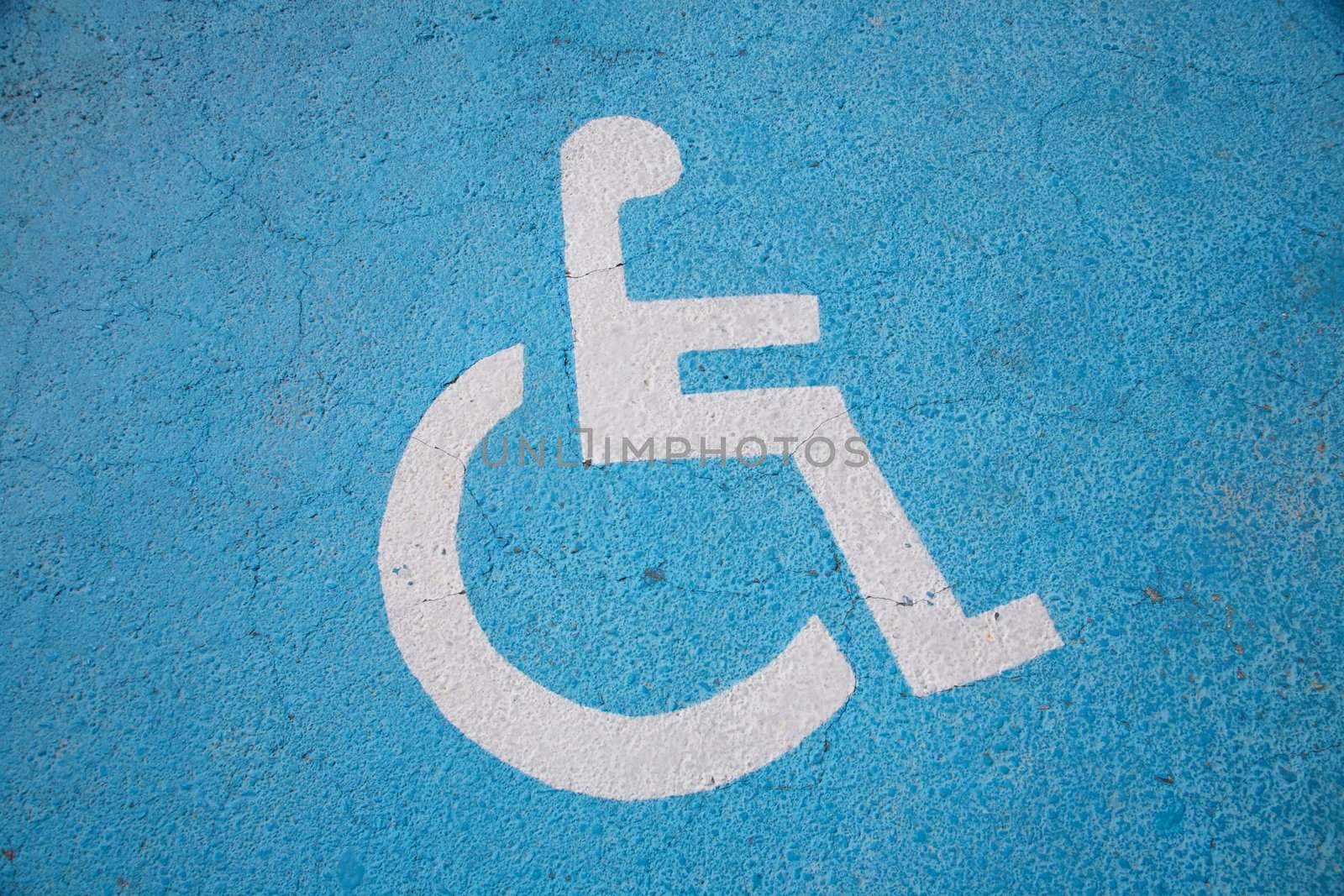 handicapped people icon by quintanilla