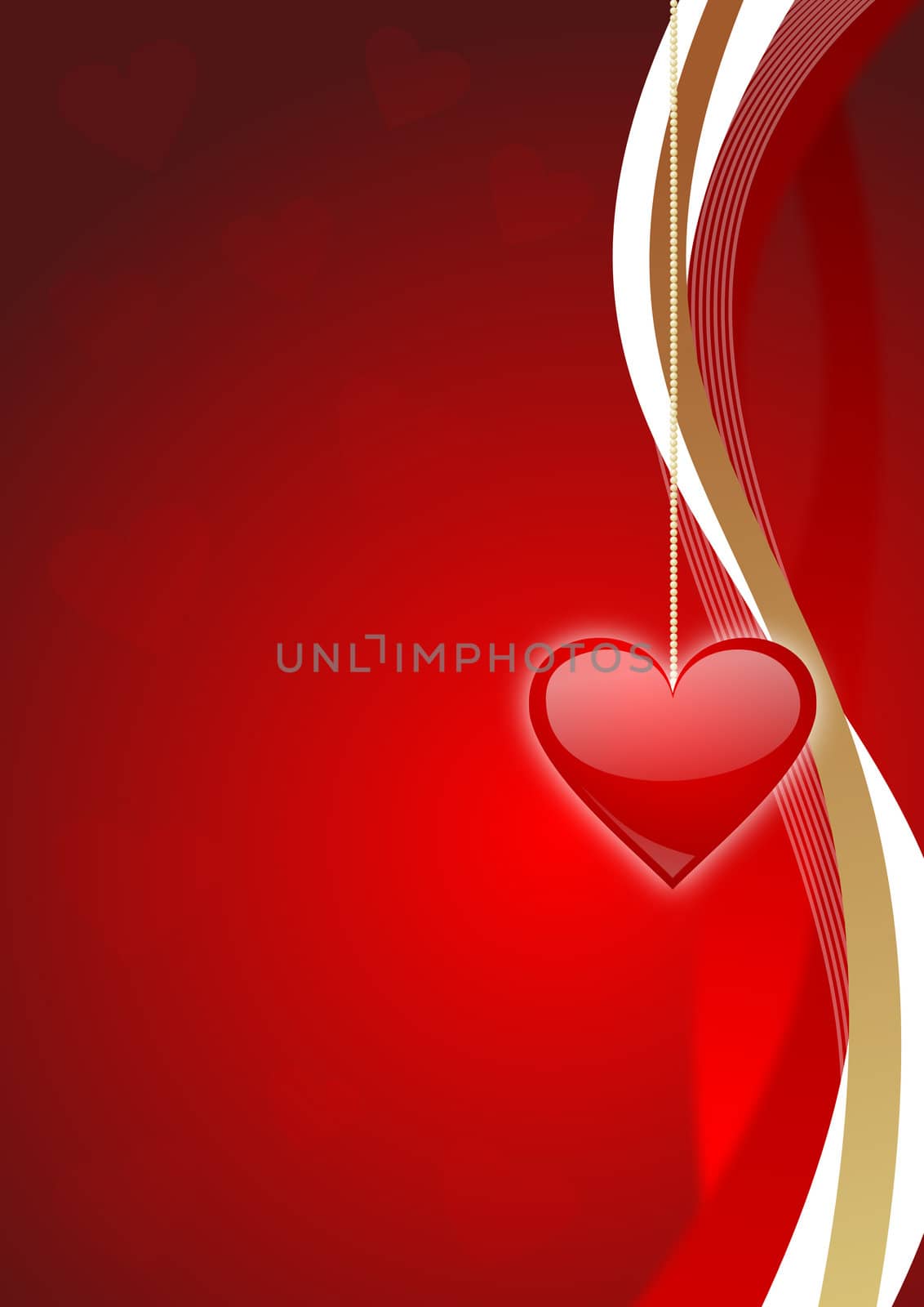 valentines background with heart