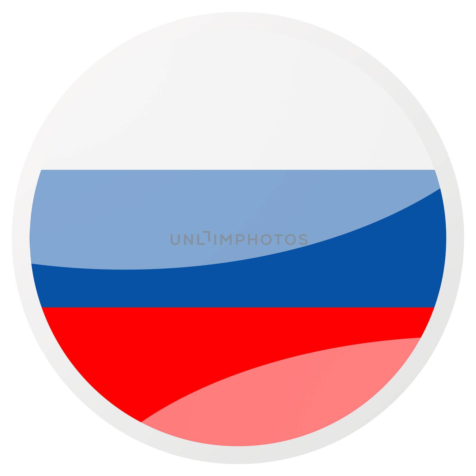 russian round aqua button by alexwhite