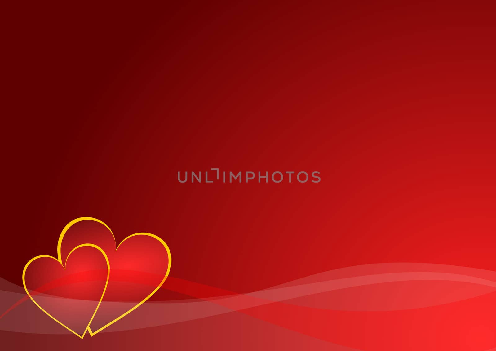 valentines background with hearts