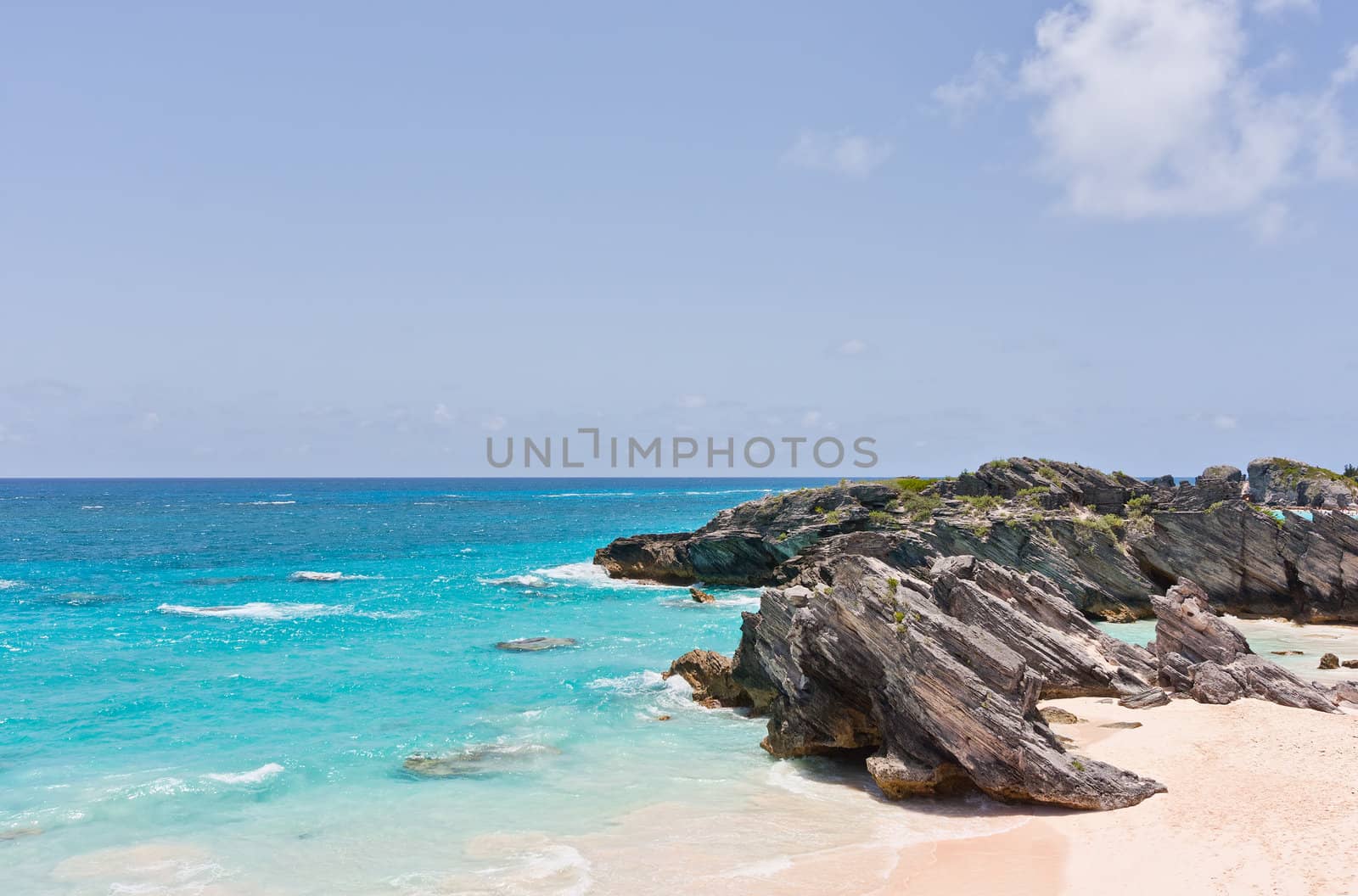 Horseshoe Bay Beach in Bermuda