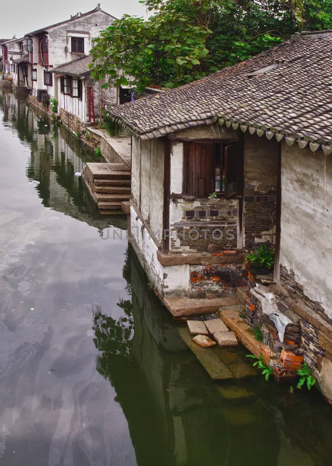 chinese water village by zkruger