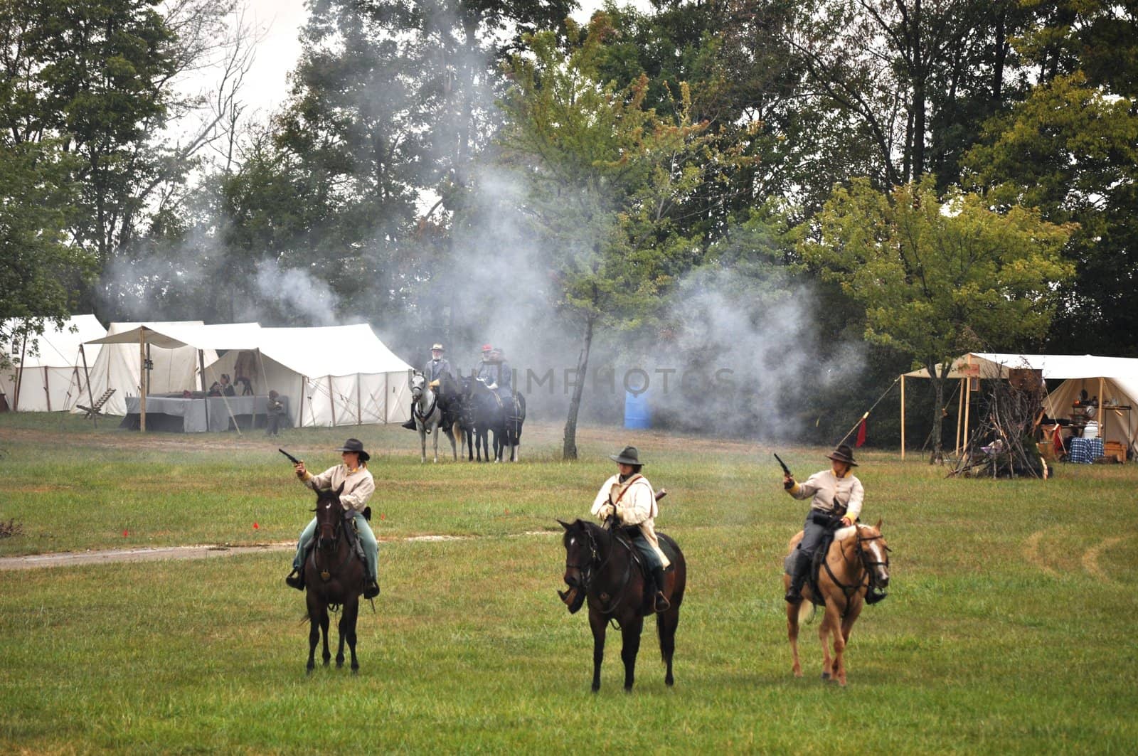 Civil War Re-enactment - Battle