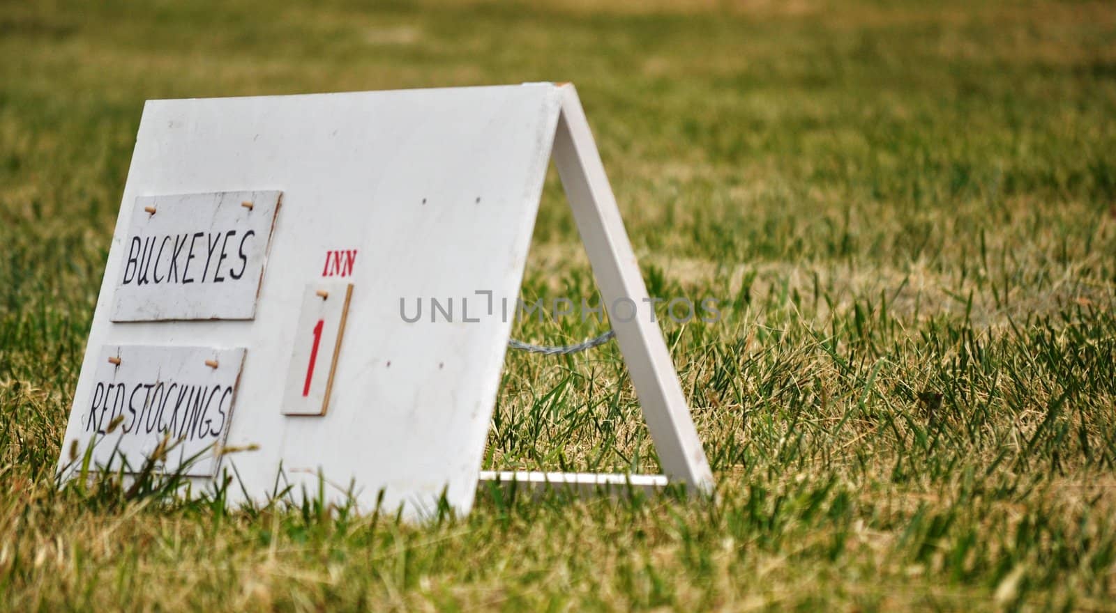 Civil War Re-enactment Baseball Score by RefocusPhoto