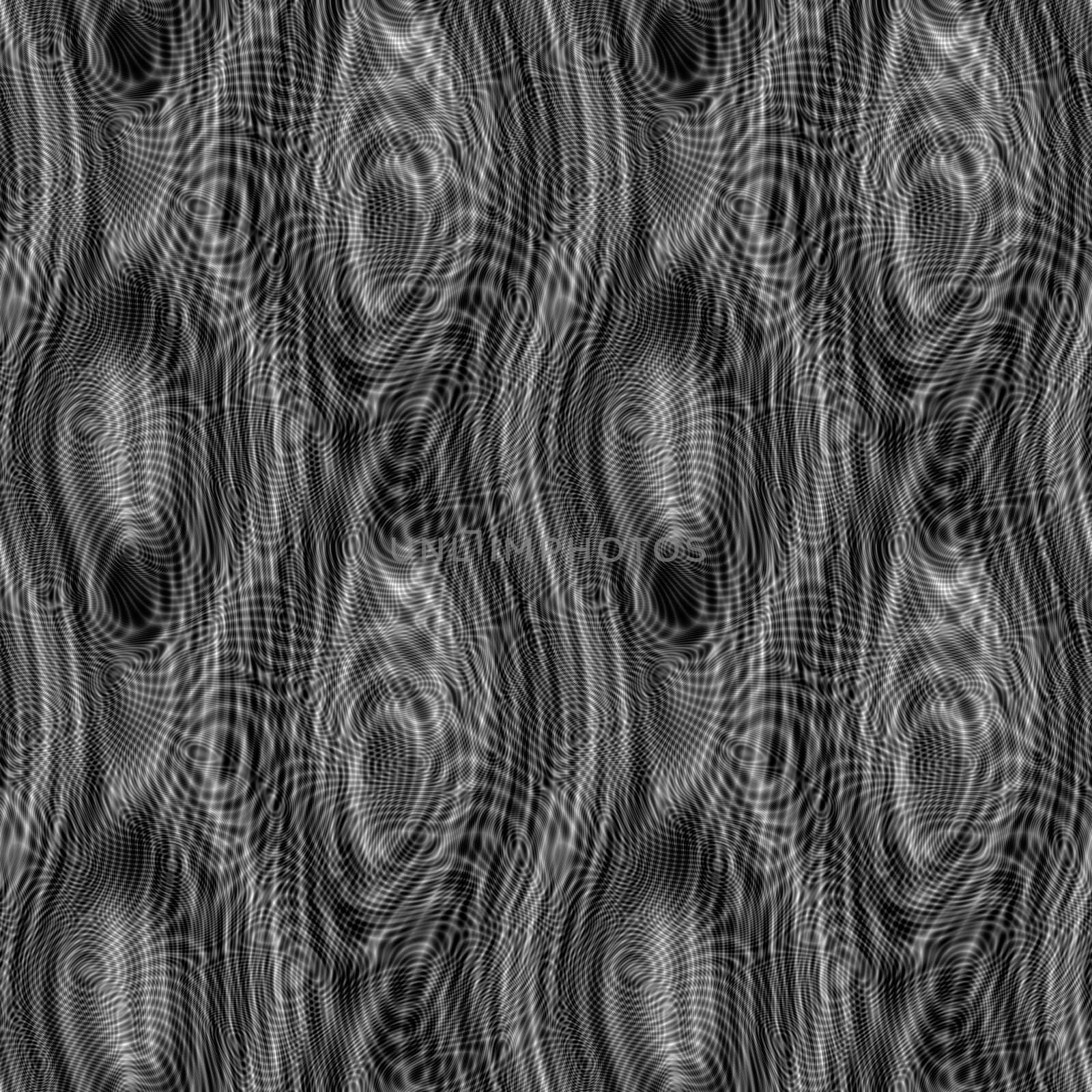 Dark Abstract Futuristic Wavy Seamless Pattern