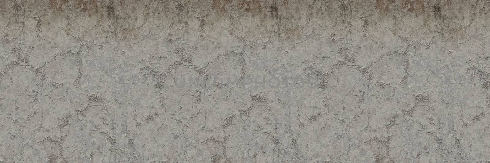 Realistic Panoramic Cement Wall Seamless Pattern