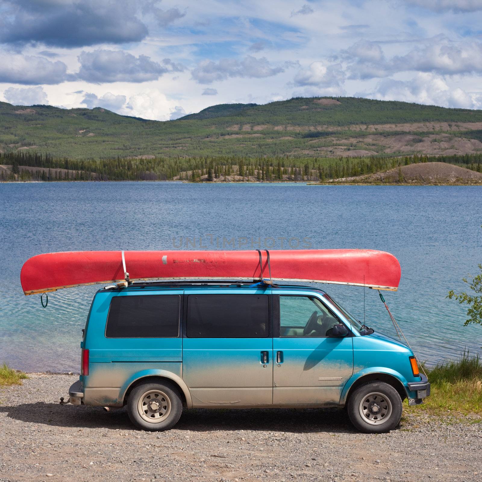 Van with Canoe by PiLens