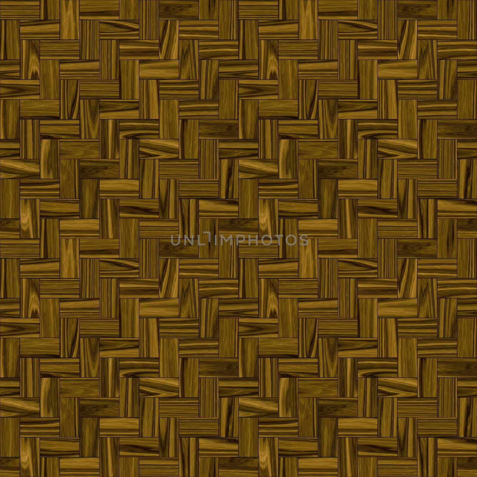 Seamless Texture Illustration of Teak Wood Parquet