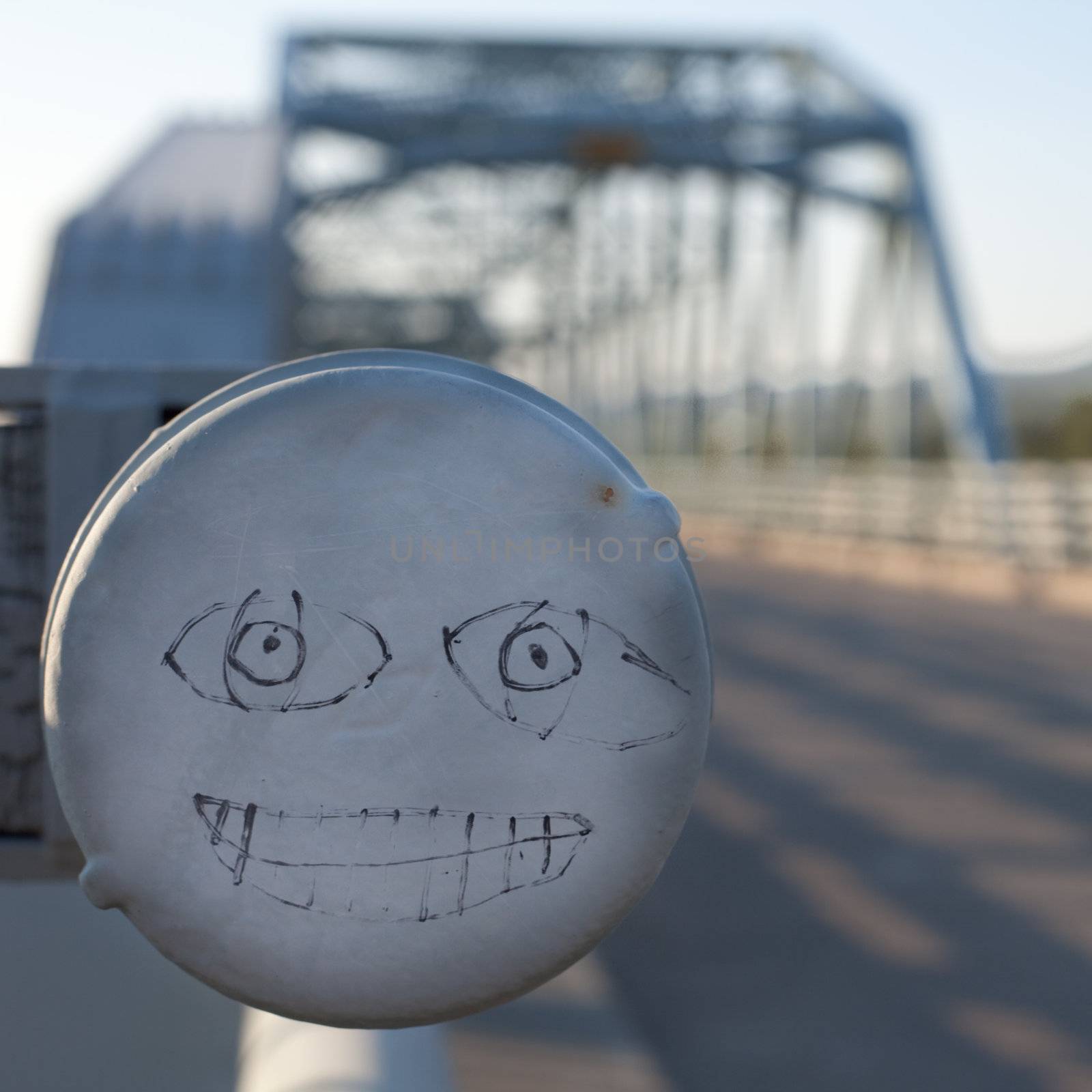 Funny Face Graffiti by PiLens