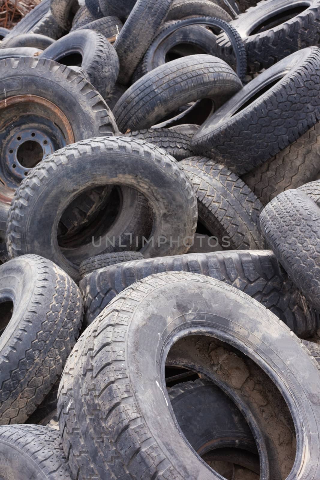 Old tires background by PiLens