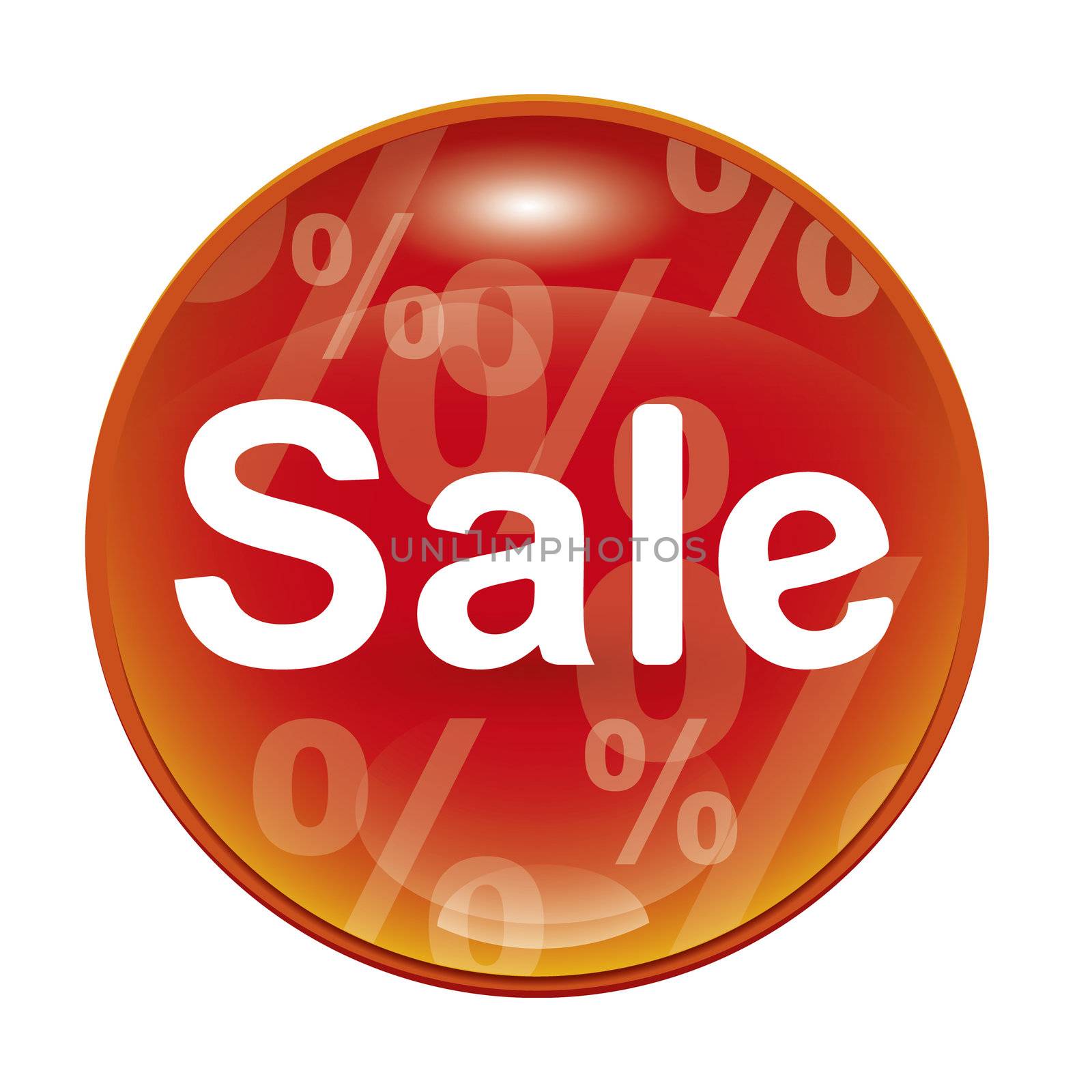 red sale icon by magann