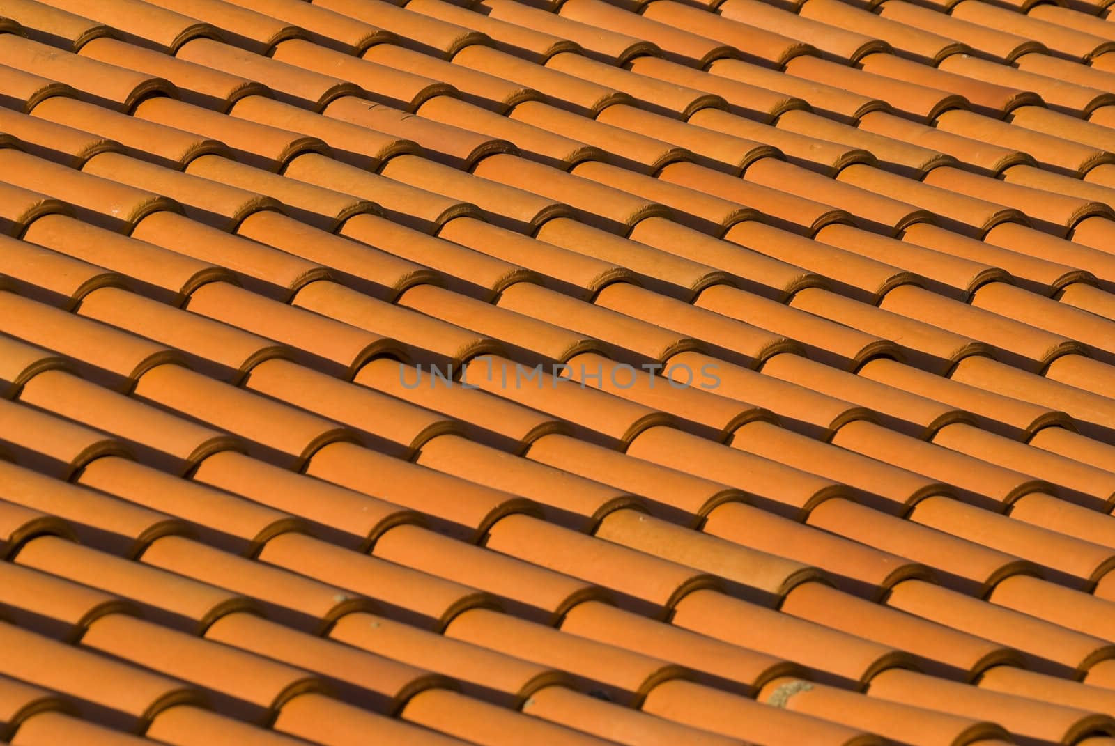 Roof tiles in Albufeira Portugal - landscape orientation