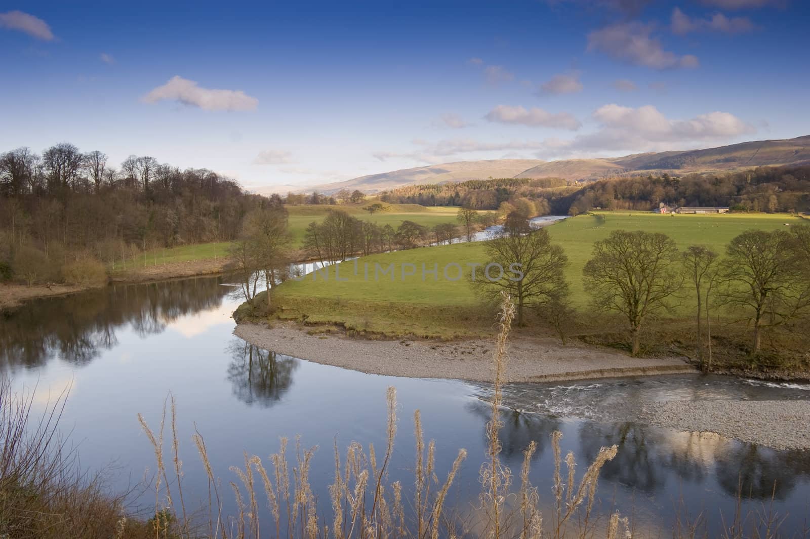 Lune Valley in the Yorkshire Dales National Park England