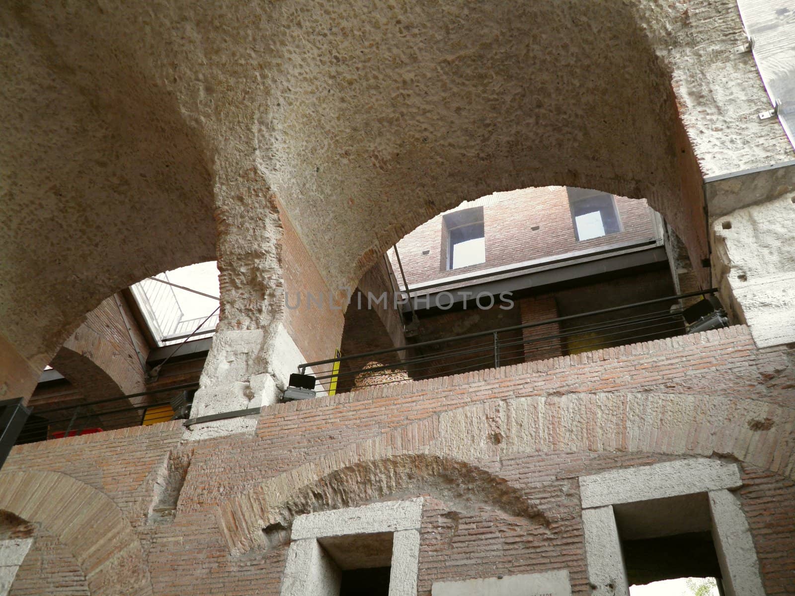 Rome - Trajan's forum and market: a complex of ancient architecture with XV Century additions
