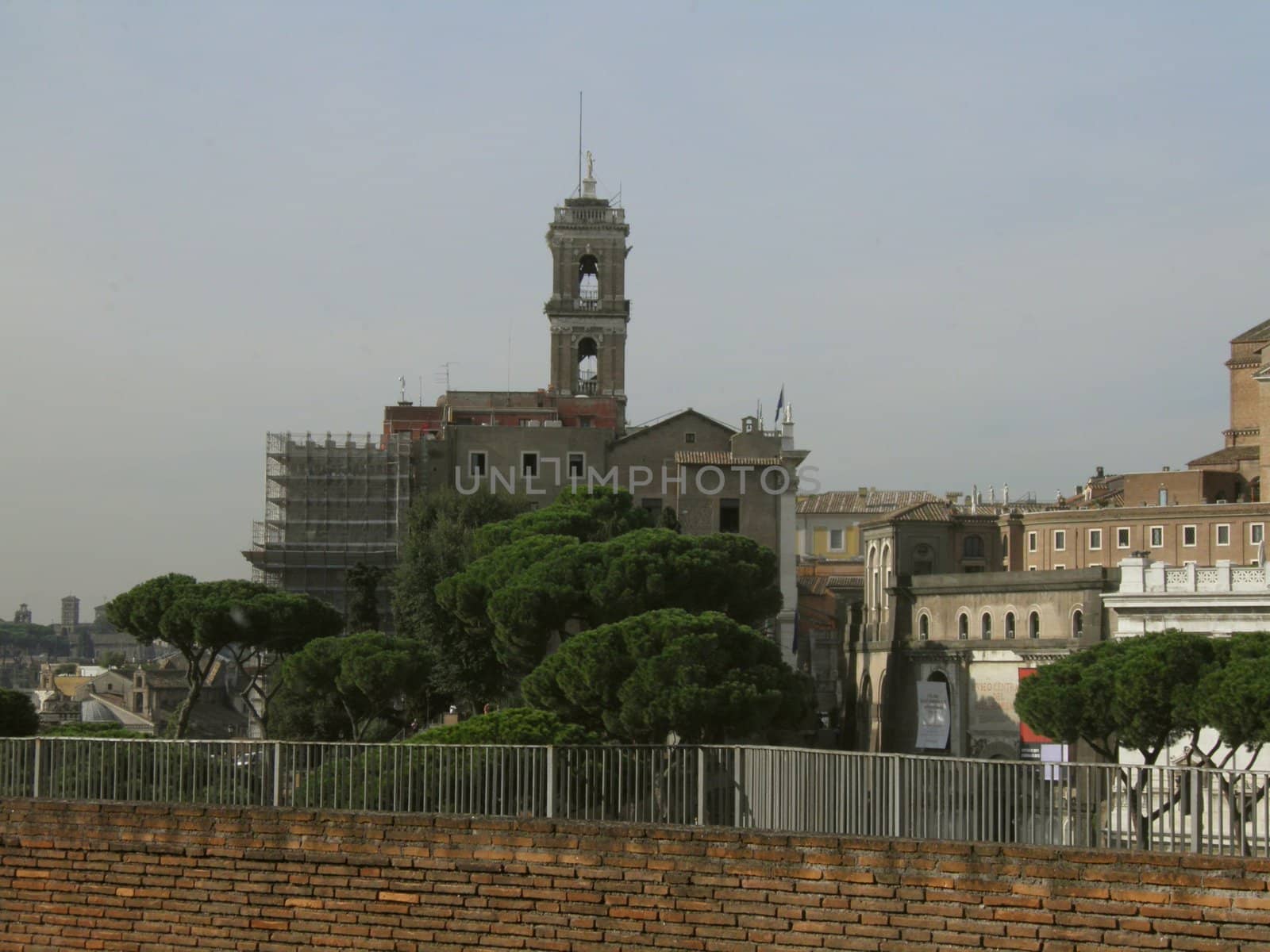 Rome - Trajan's forum and market: a complex of ancient architecture with XV Century additions