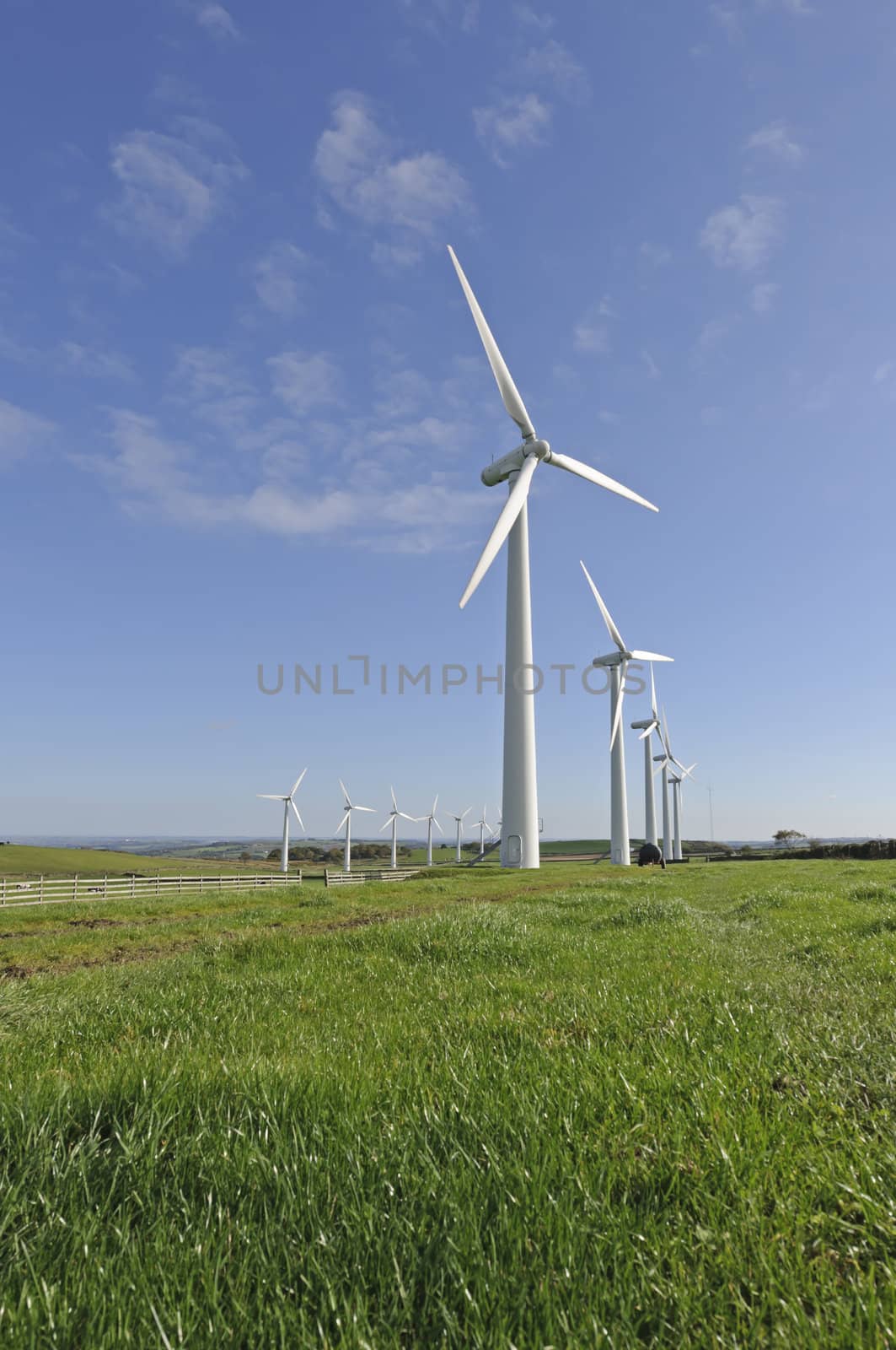 Power generation wind farm 35m in height to the hub and have a rotor diameter of 37m on Royd Moor