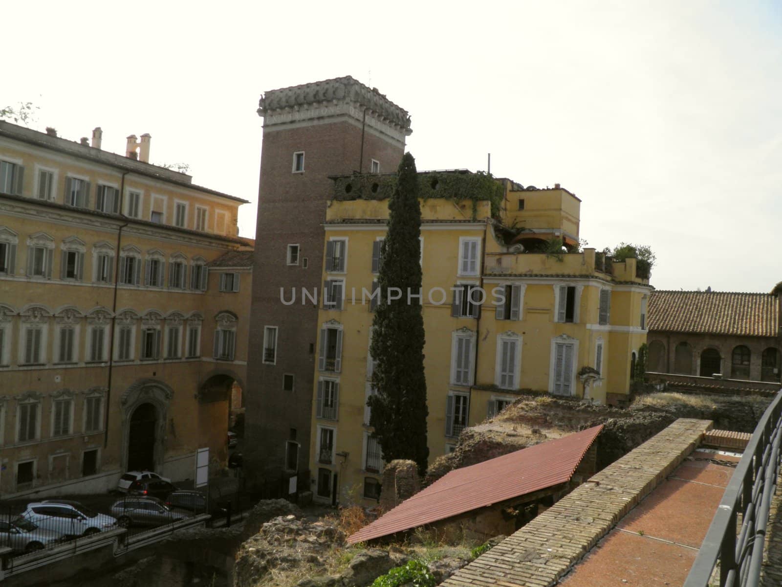 Rome - Trajan's forum and market: a complex of ancient architecture with XV Century additions