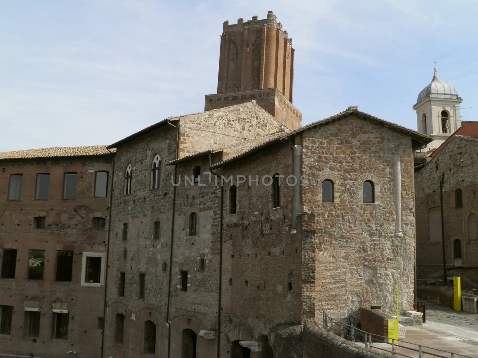 Rome - Trajan's forum and market: a complex of ancient architecture with XV Century additions