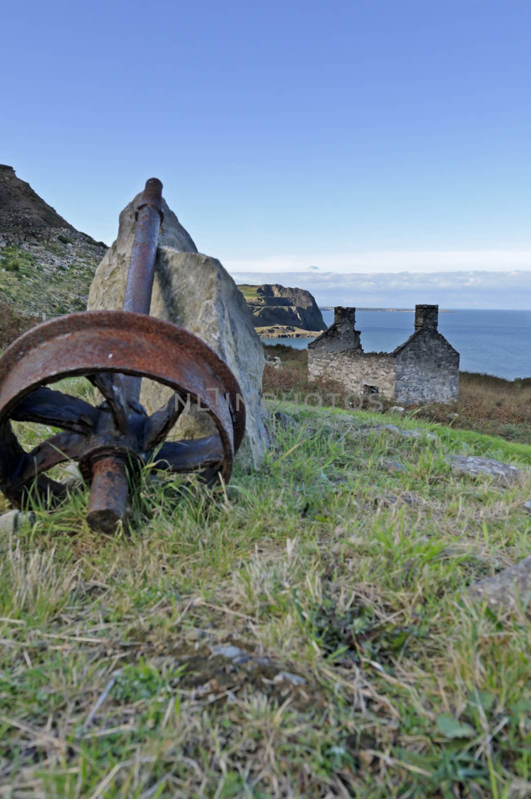 Nant Gwrtheyrn a former quarrying village on the northern coast of the Llyn Peninsula Wales