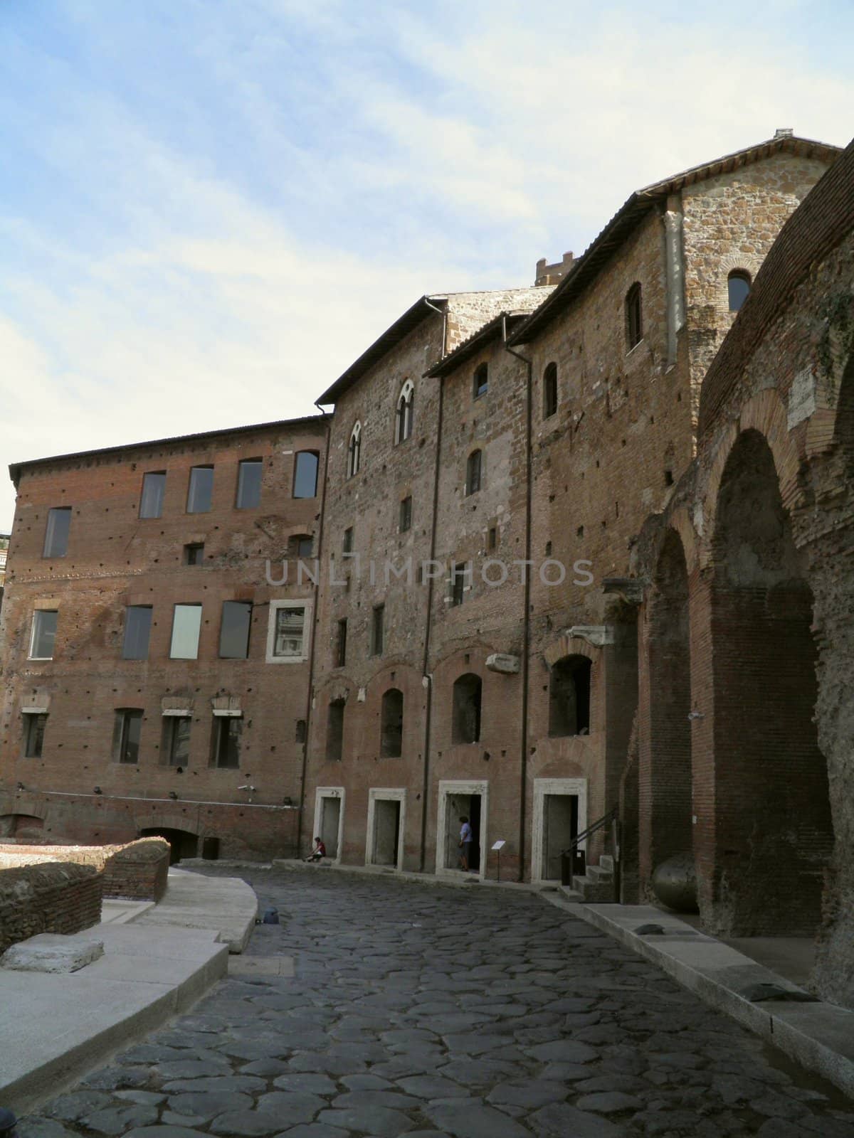 Rome - Trajan's forum and market: a complex of ancient architecture with XV Century additions