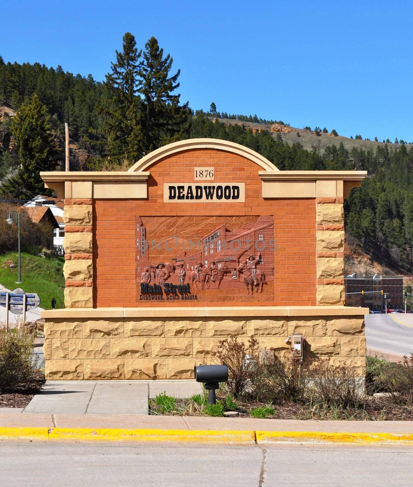 Deadwood Sign by RefocusPhoto