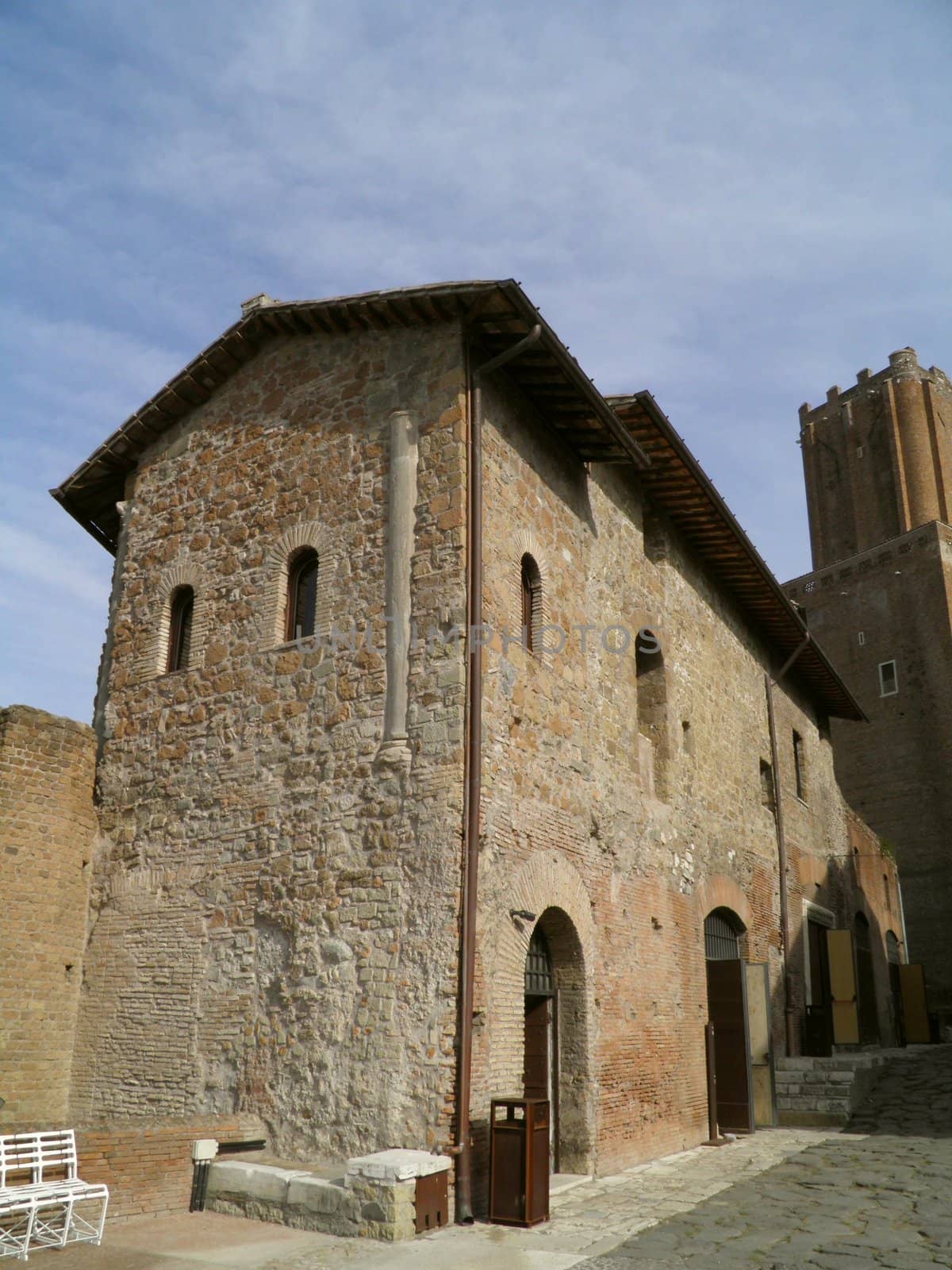 Rome - Trajan's forum and market: a complex of ancient architecture with XV Century additions