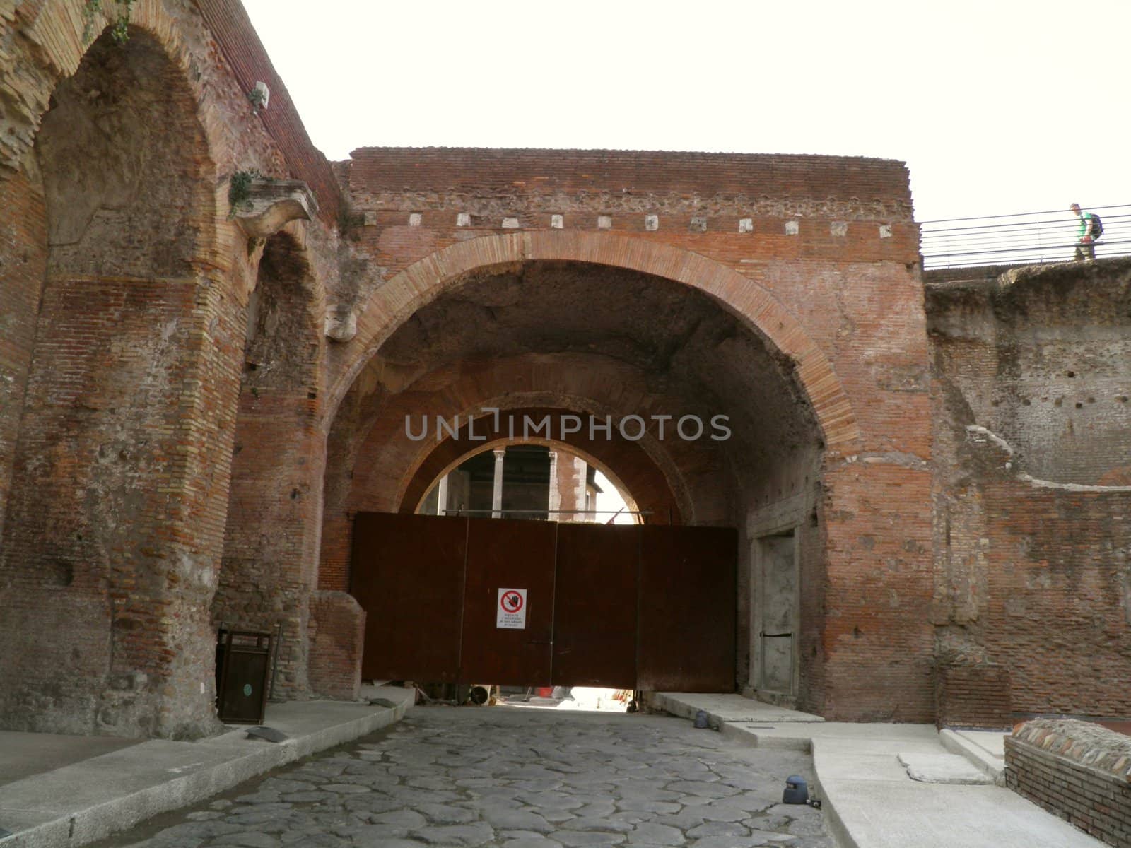 Rome - Trajan's forum and market: a complex of ancient architecture with XV Century additions