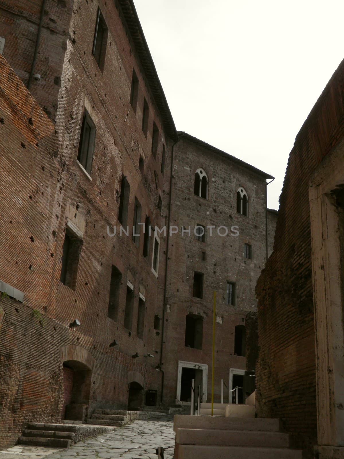 Rome - Trajan's forum and market: a complex of ancient architecture with XV Century additions