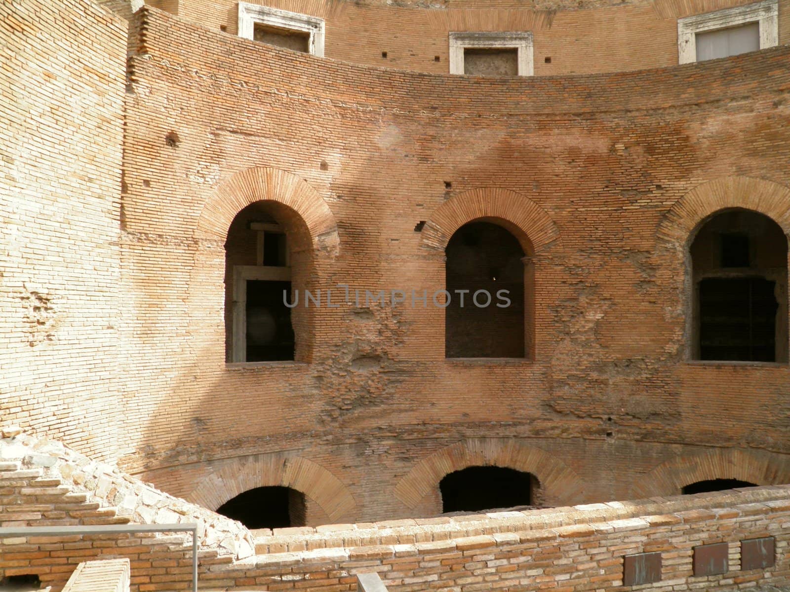 Rome - Trajan's forum and market: a complex of ancient architecture with XV Century additions