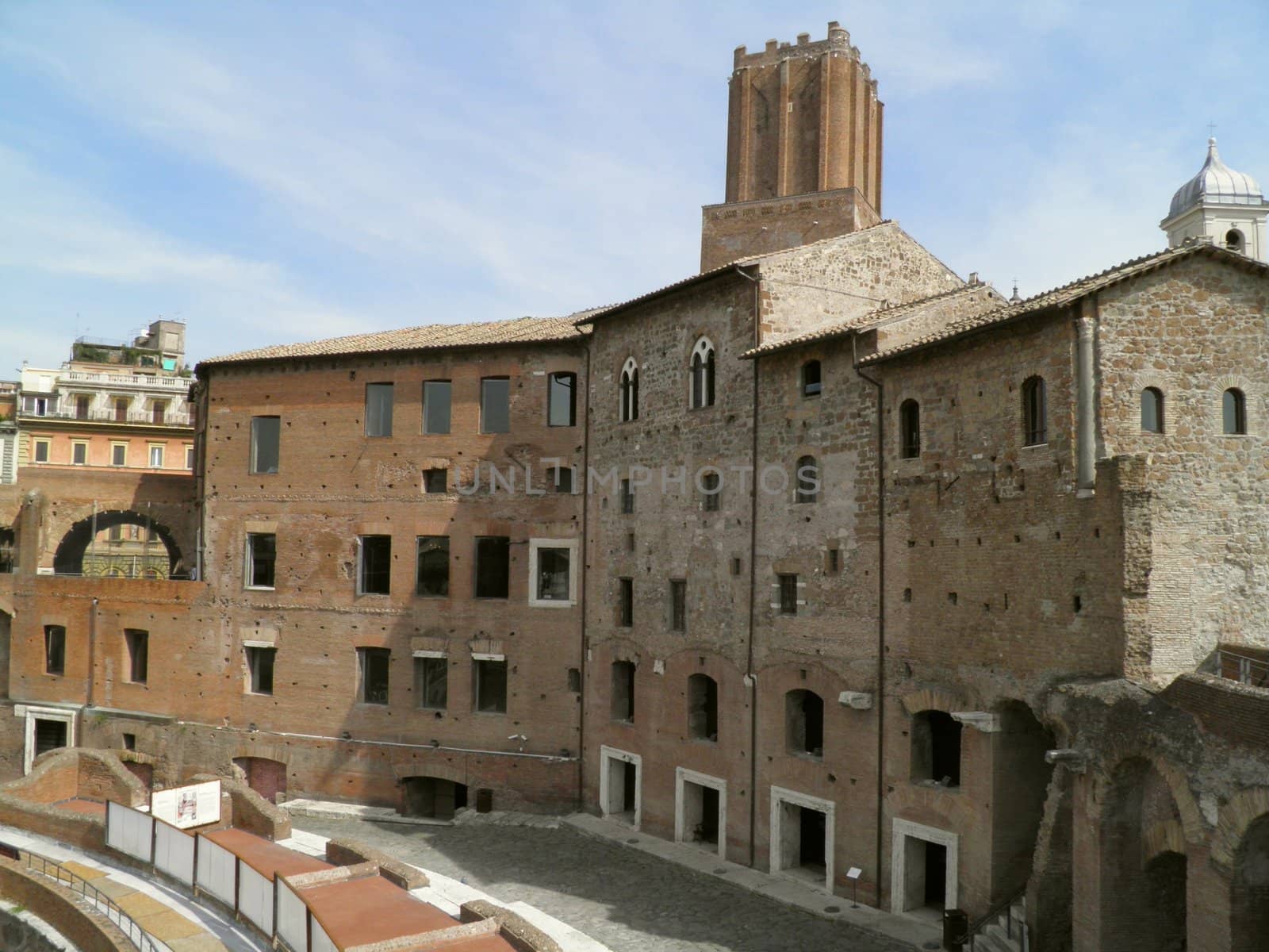 Rome - Trajan's forum and market: a complex of ancient architecture with XV Century additions