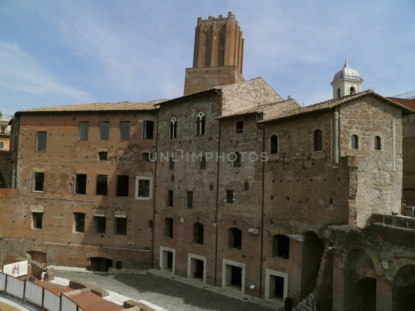 Rome - Trajan's forum and market: a complex of ancient architecture with XV Century additions