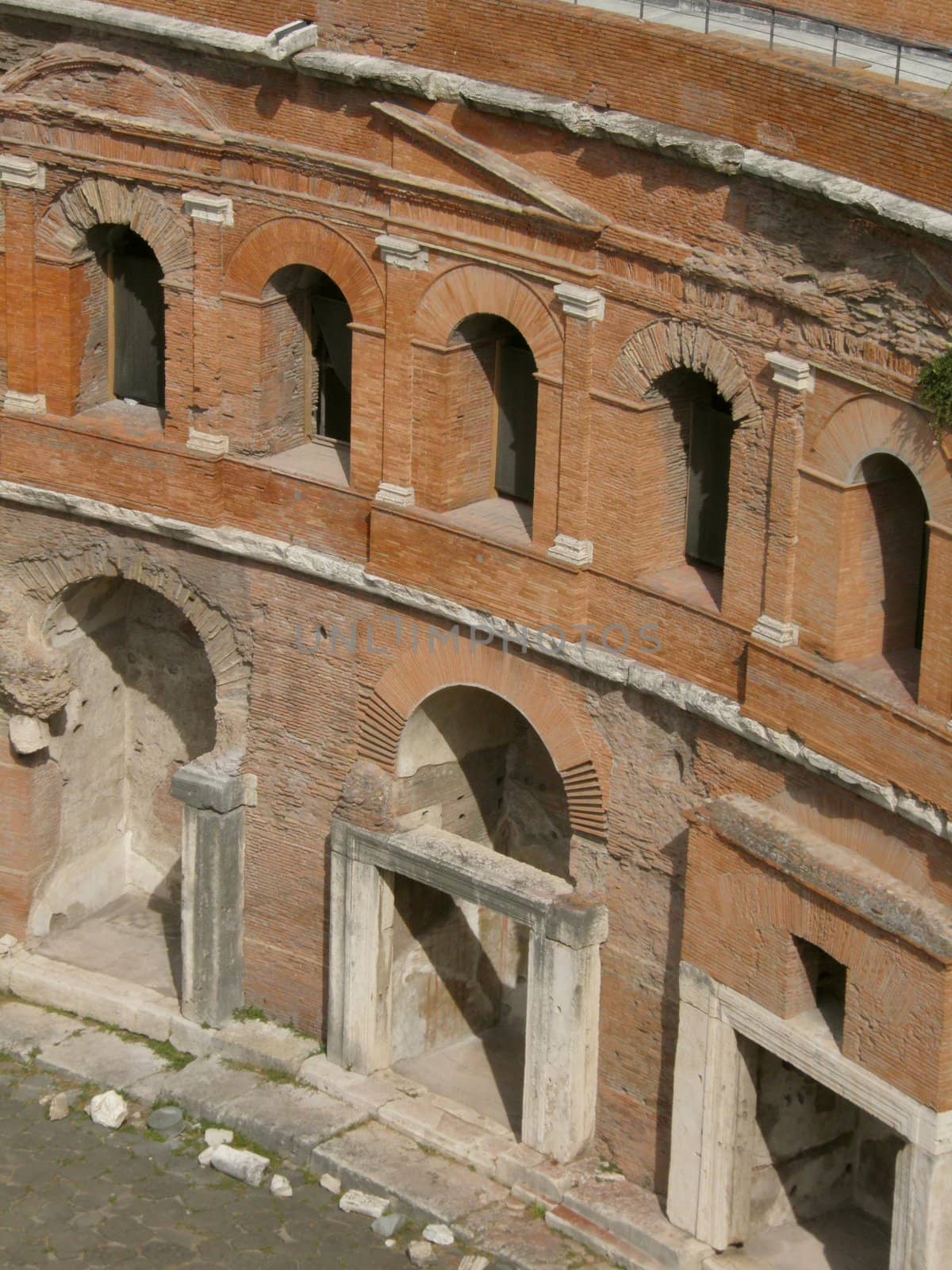 Rome - Trajan's forum and market: a complex of ancient architecture with XV Century additions