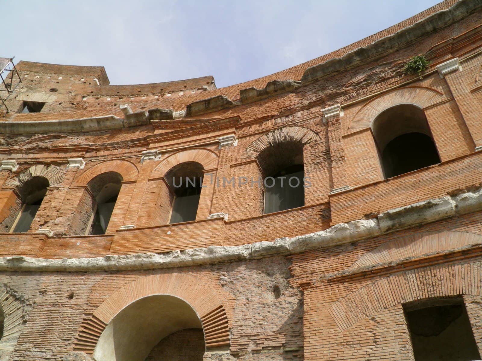 Rome - Trajan's forum and market: a complex of ancient architecture with XV Century additions