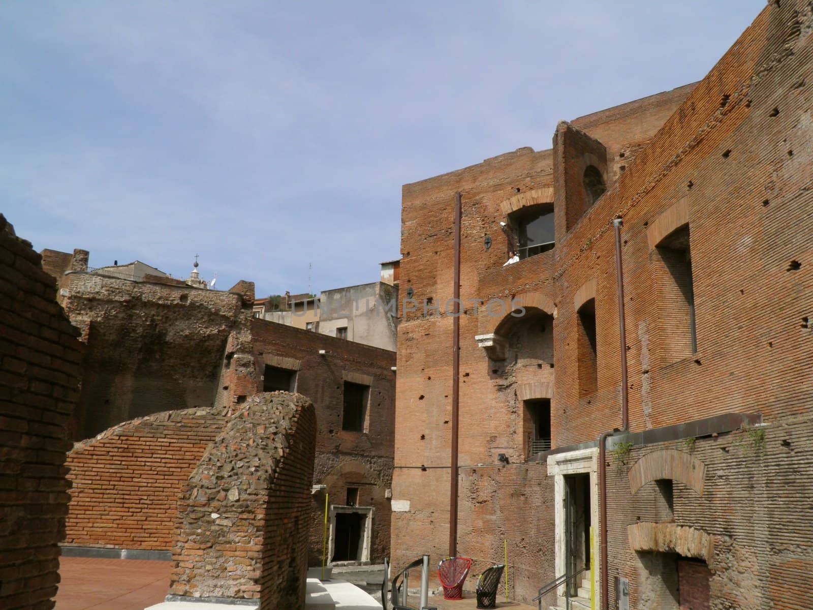 Rome - Trajan's forum and market: a complex of ancient architecture with XV Century additions