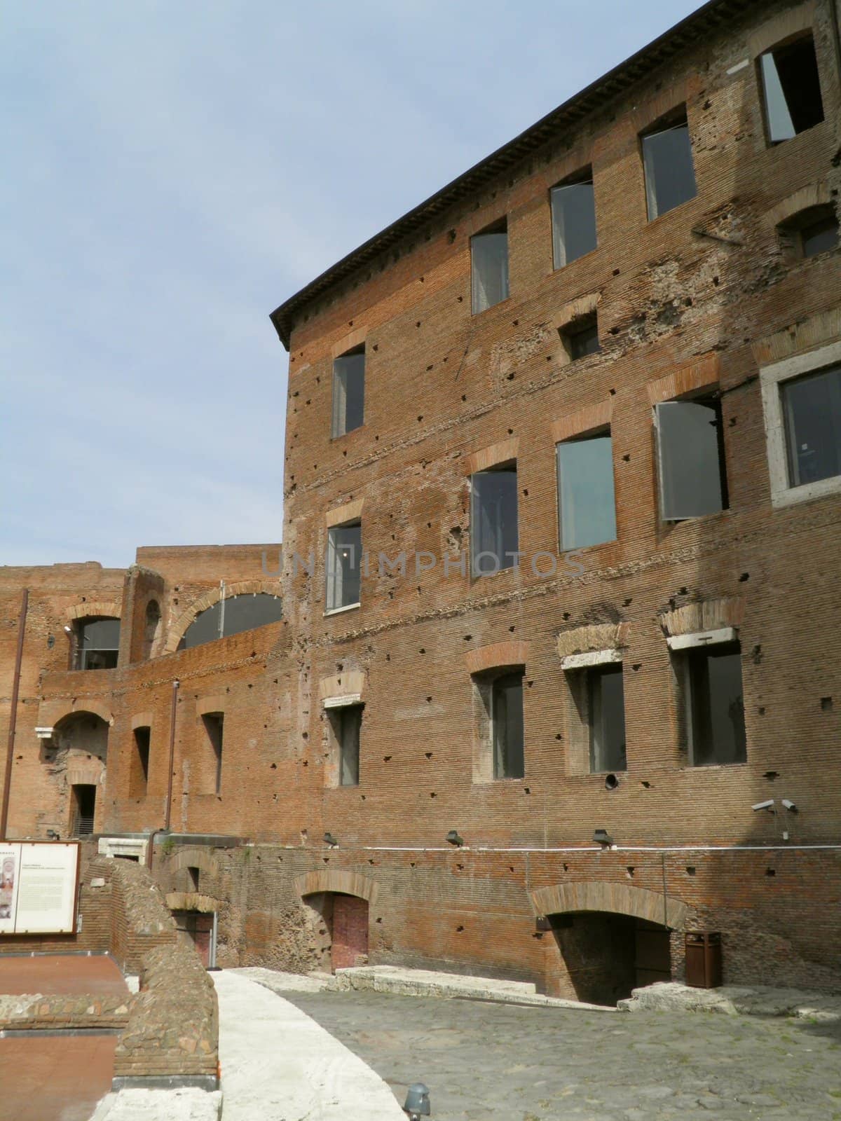 Rome - Trajan's forum and market: a complex of ancient architecture with XV Century additions