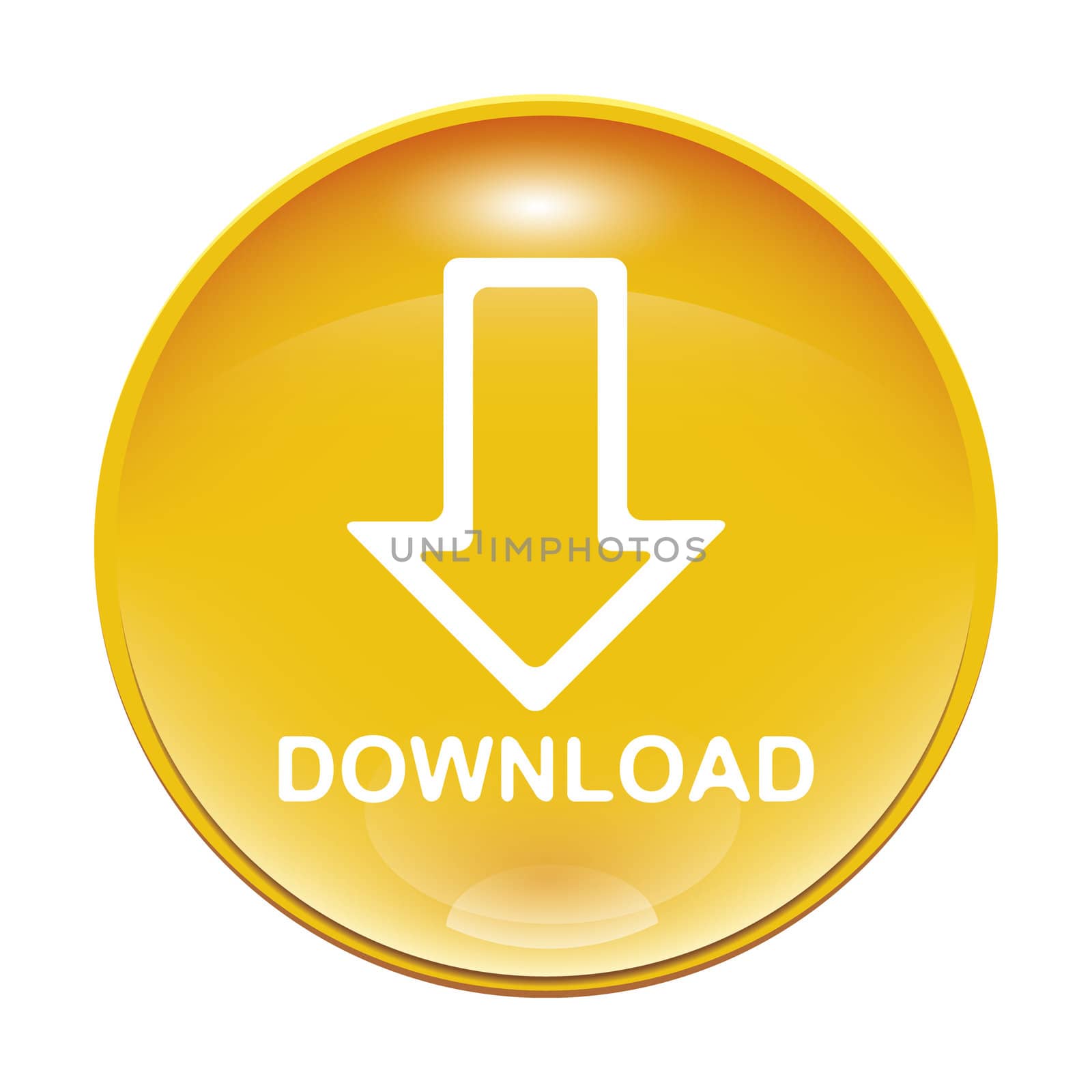 An image of a yellow download icon