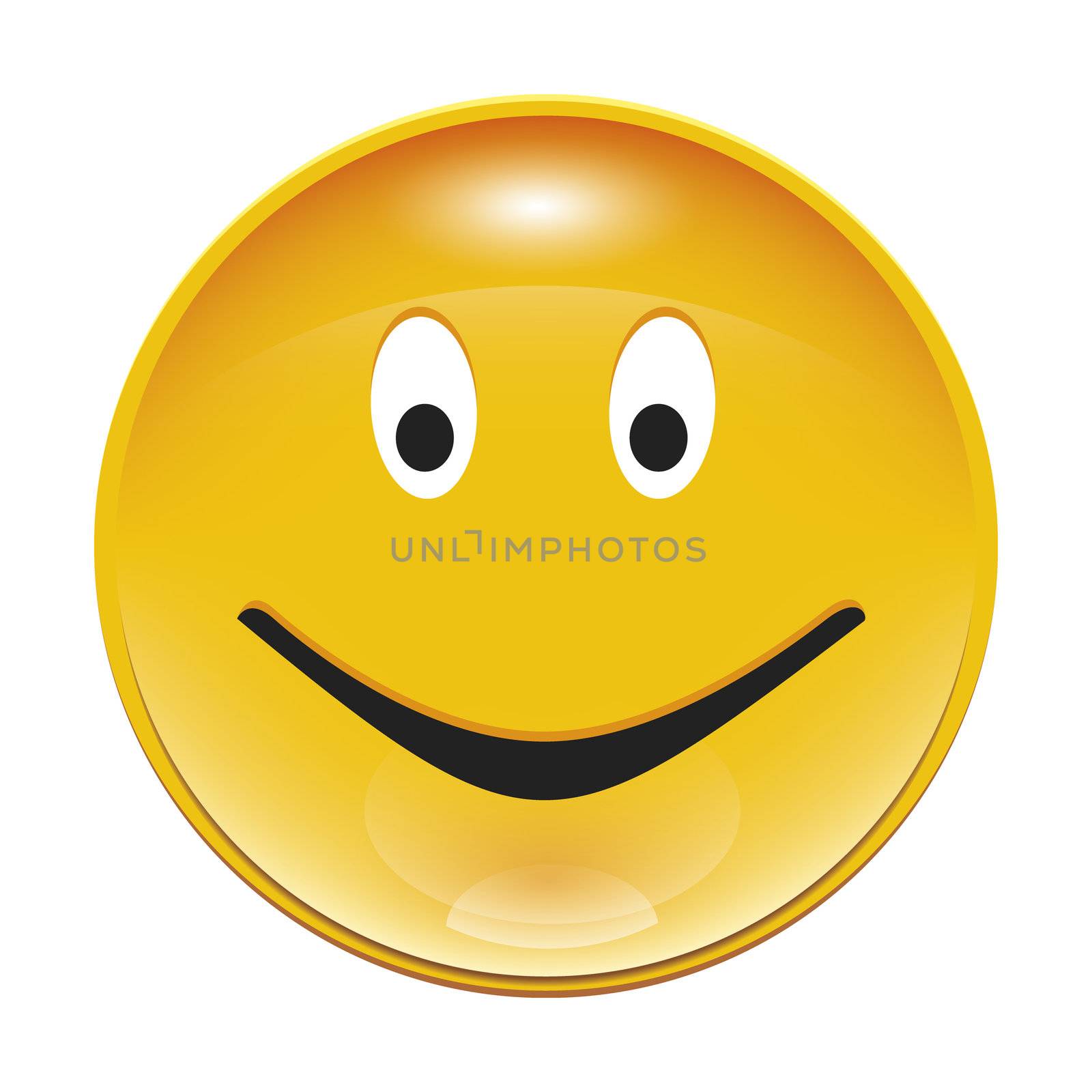 An image of nice yellow smiley button