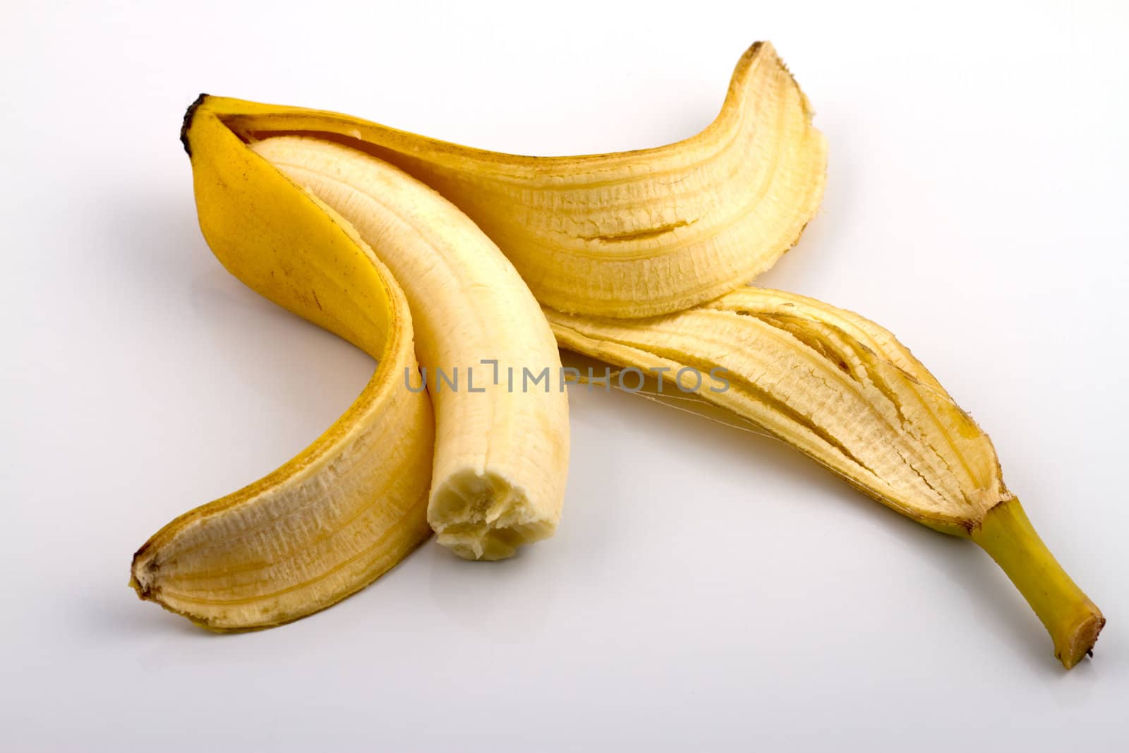 Peeled Banana with bite marks by lavsen