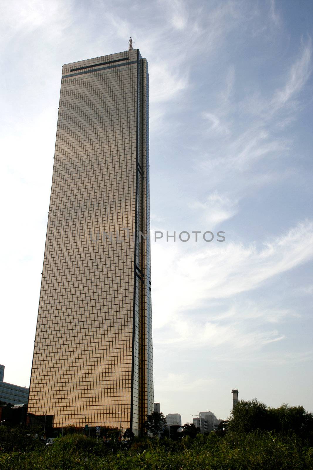 High rise building offices and residential tower in seoul Korea