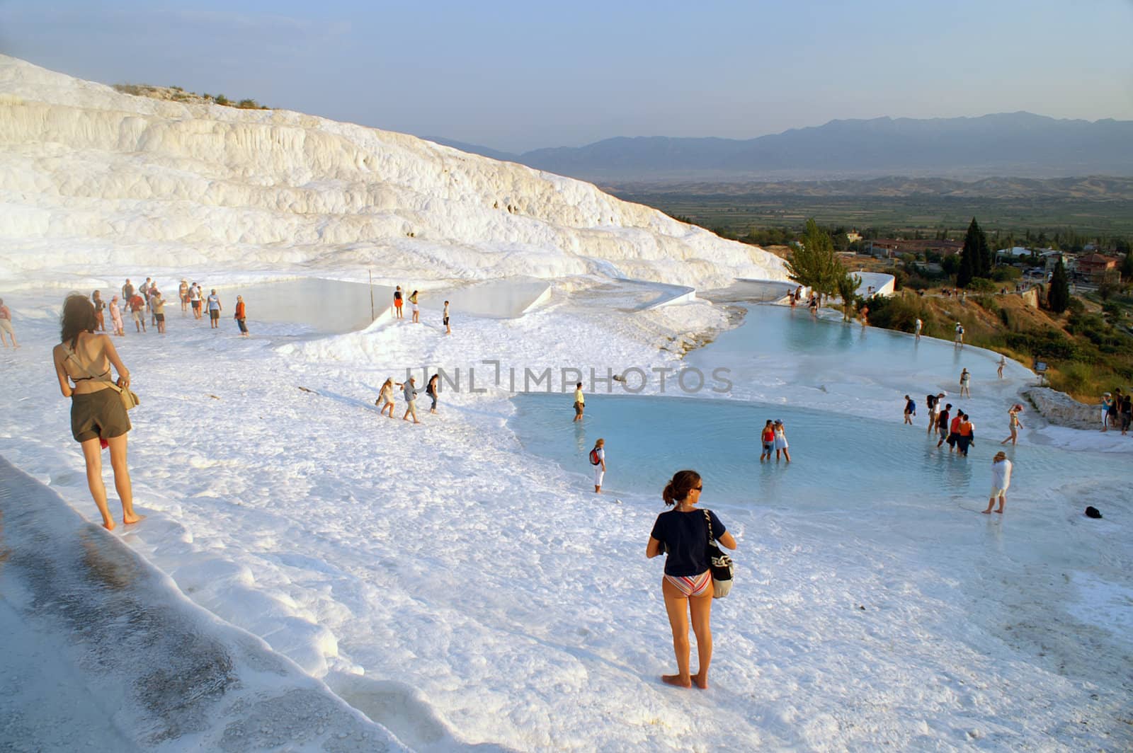 Travertine pools and terraces, Pamukkale