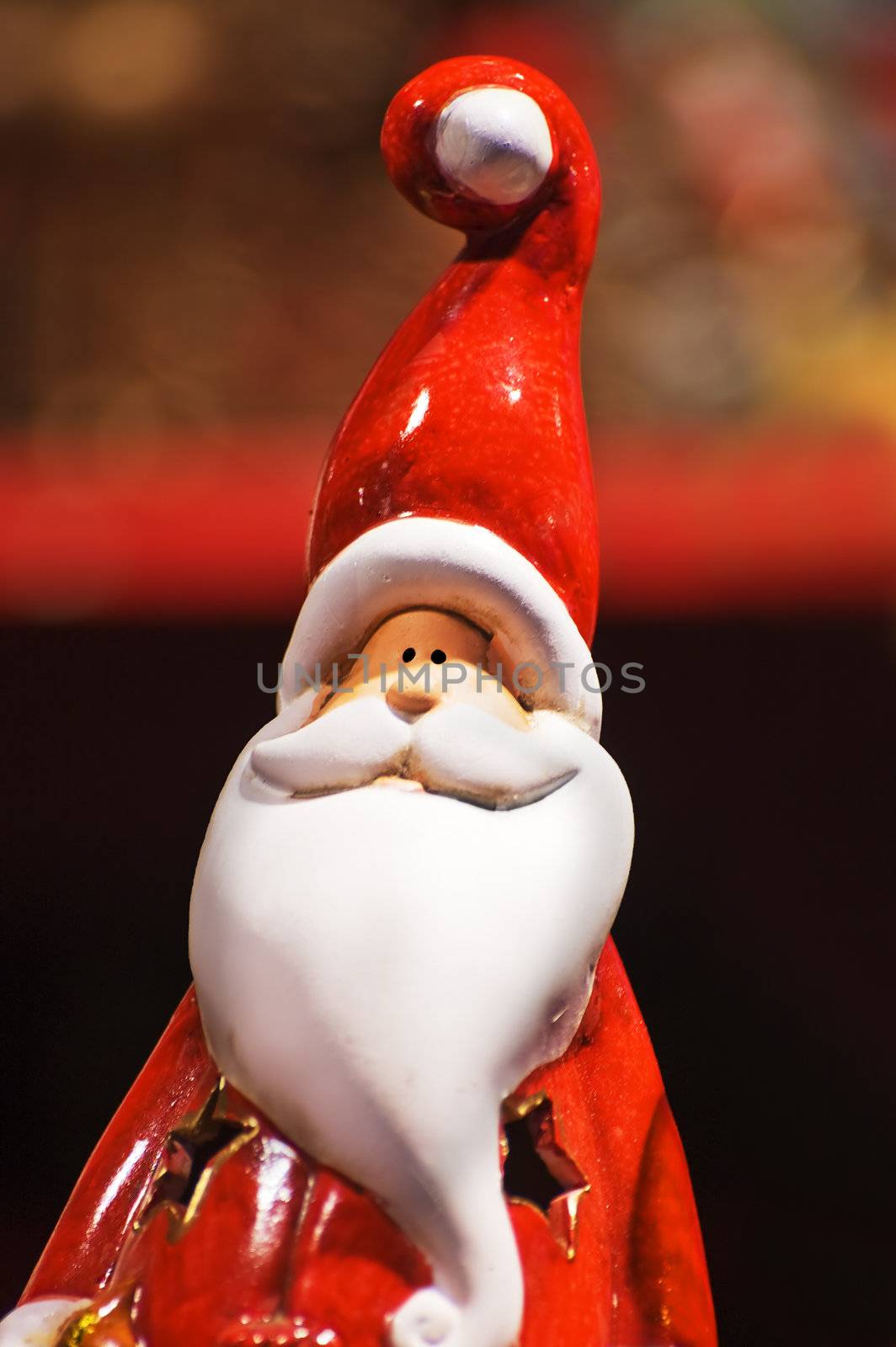 Ceramics statuette  of Santa Claus - Christmas theme
