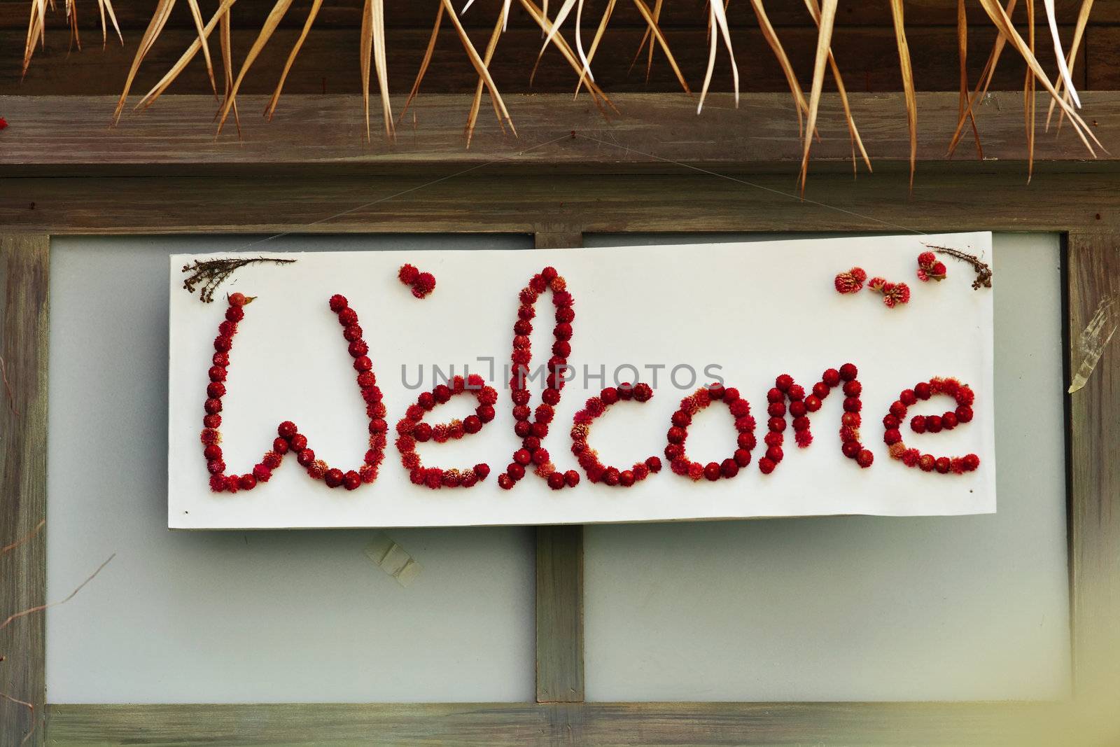 welcome sign