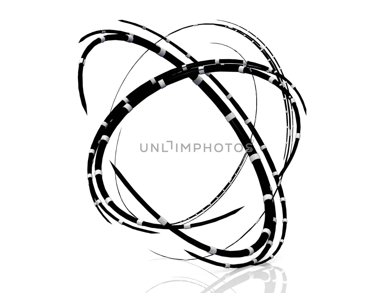 rings on a white background by njaj