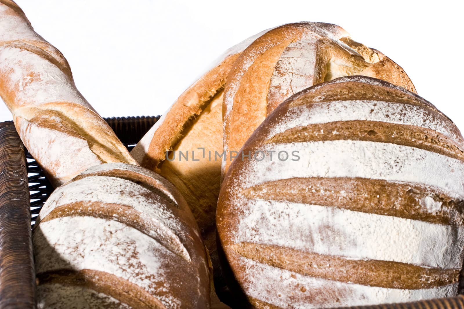 Freshly Made Bread in a Basket