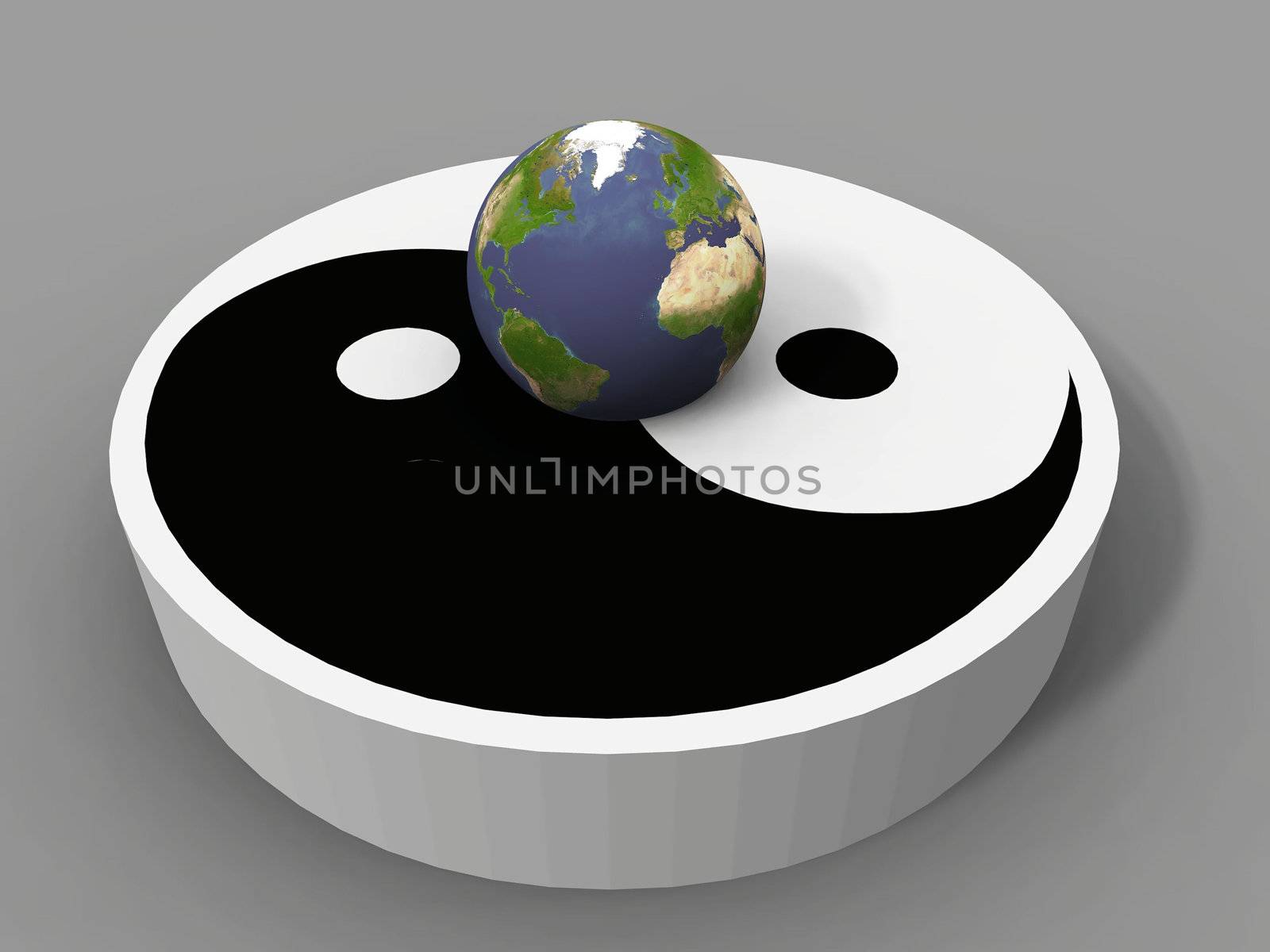 the earth and the ying yang