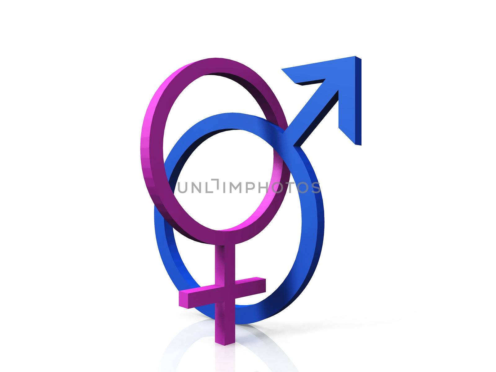 the male and female logo