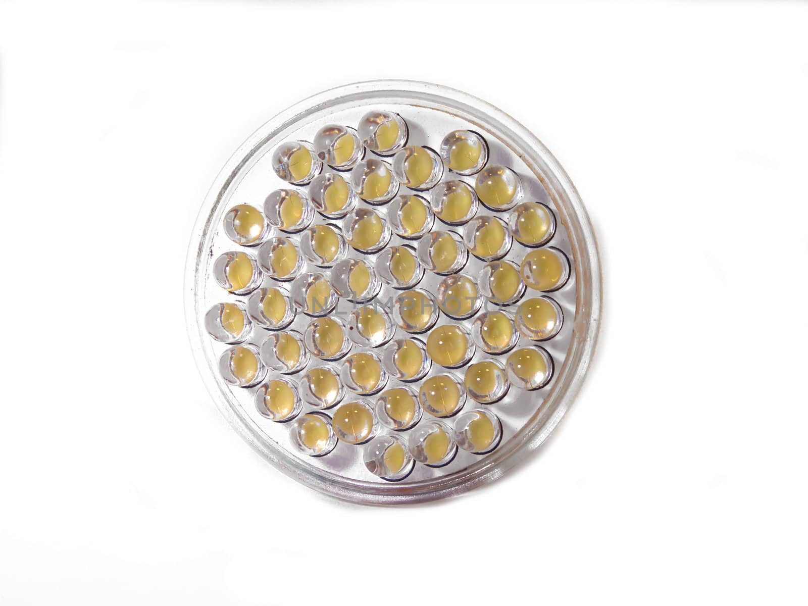 LED  bulb on a white background by njaj