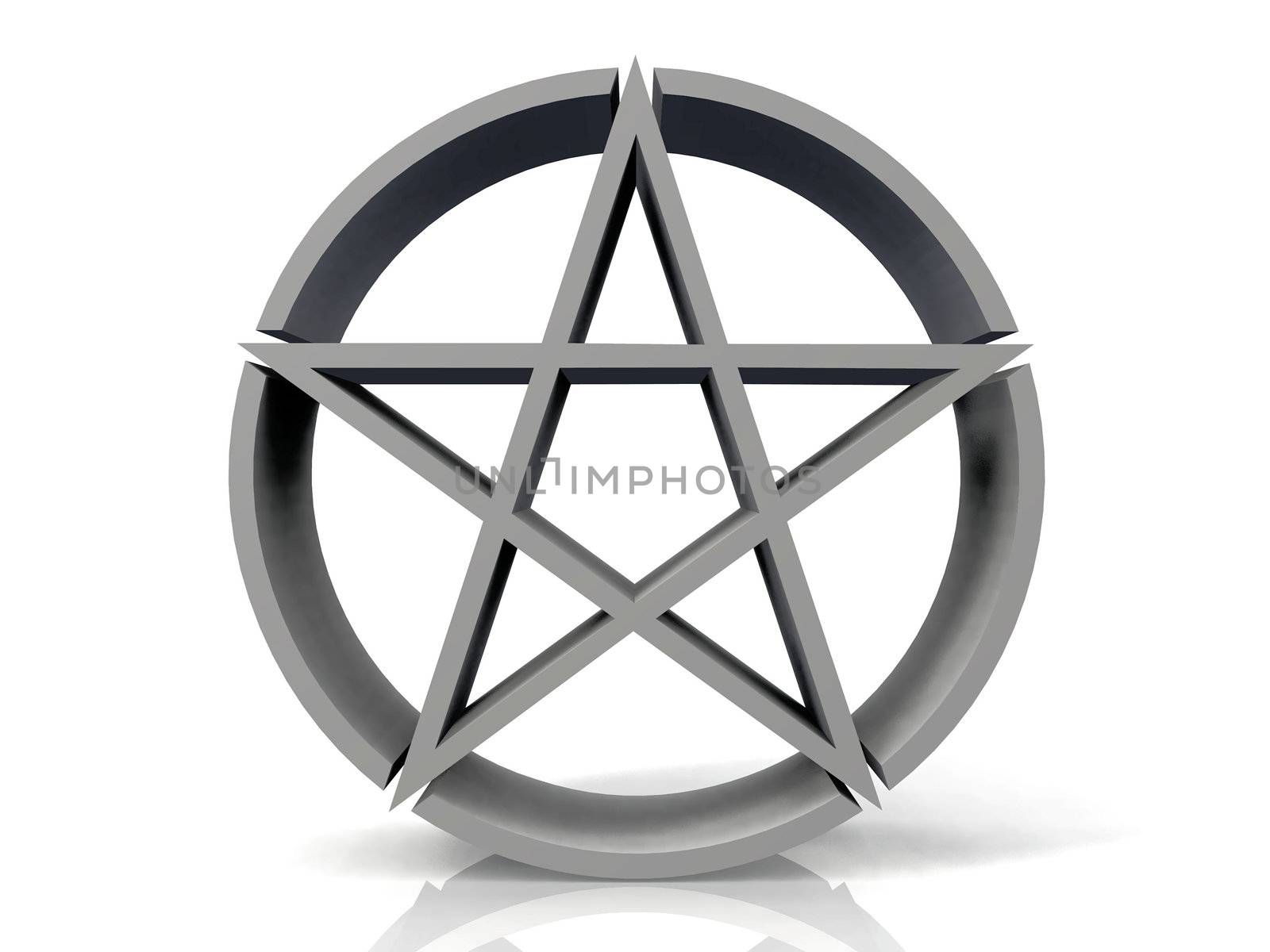 the logo Jewish star on a white background