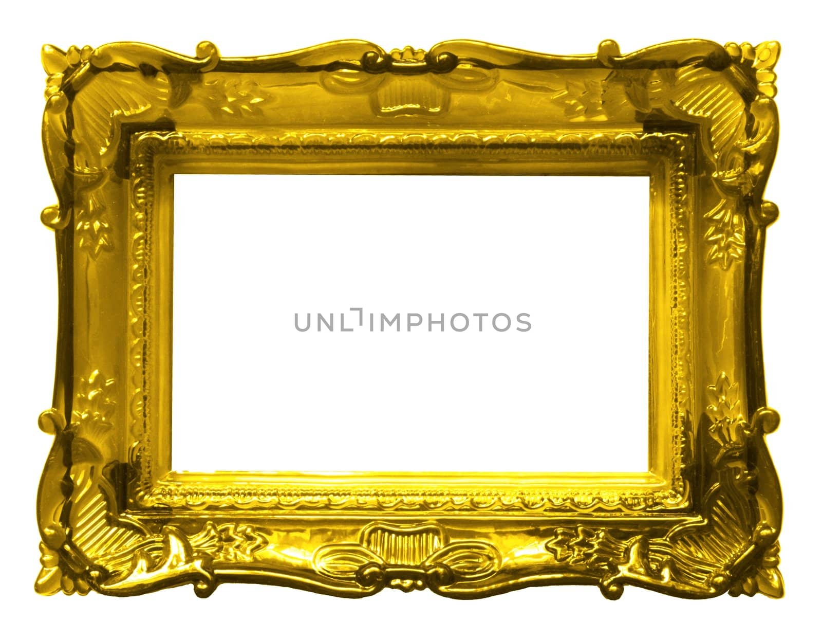 empty image frame with blank white copyspace for your picture