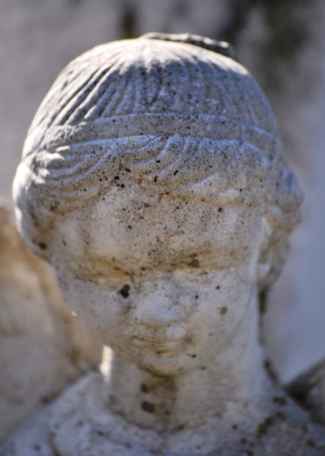 Gravesite - Angel - closeup by RefocusPhoto